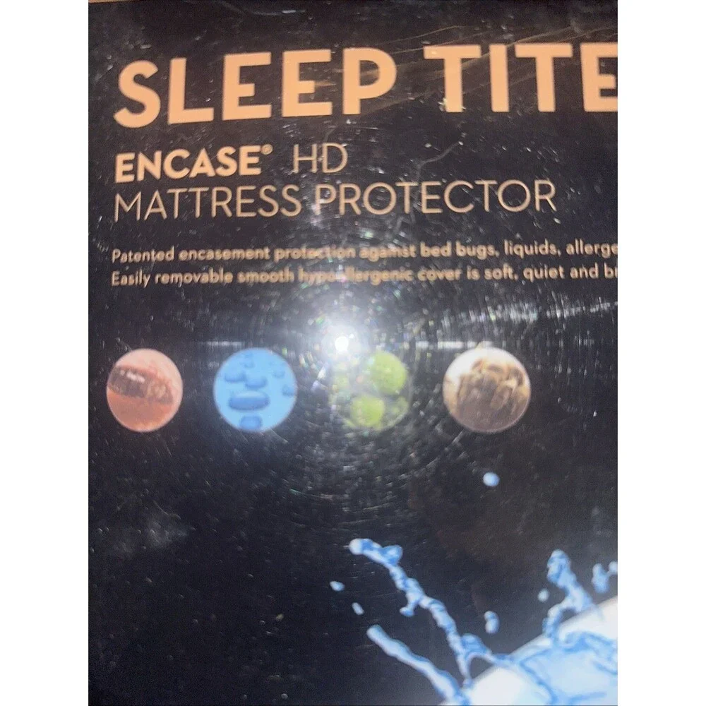 Malouf Sleep Tite Encase HD Mattress Protector Full New